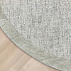 Rond vloerkleed laagpolig - Elena Border Groen - thumbnail 3