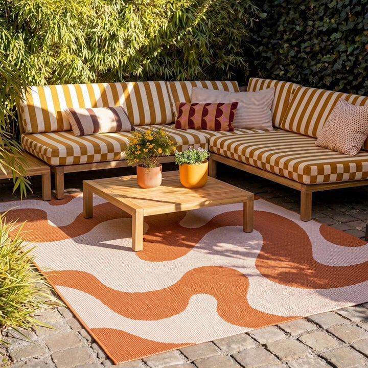 Buitenkleed - Summer Swirl Terra