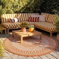 Rond buitenkleed - Summer Azteca Terra