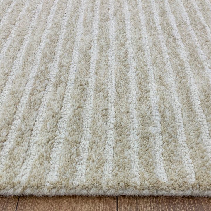 Laagpolig vloerkleed - Juliette Stripes Goud - 4