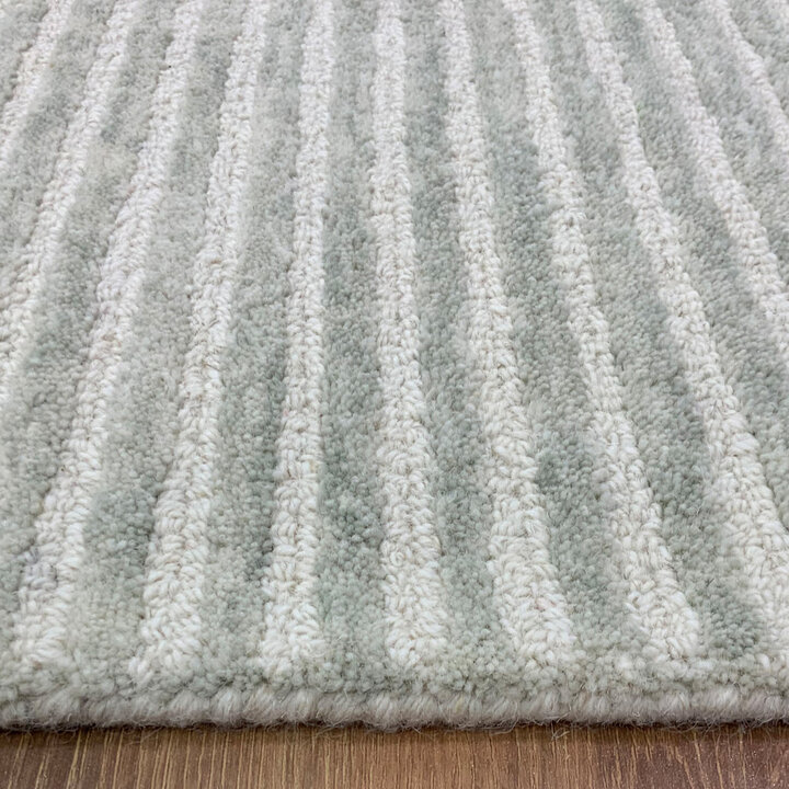 Laagpolig vloerkleed - Juliette Stripes Groen - 4