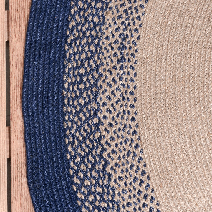 Rond binnen- & buitenkleed - Florence Blauw - 4