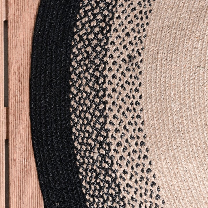 Rond binnen- & buitenkleed - Florence Zwart - 4