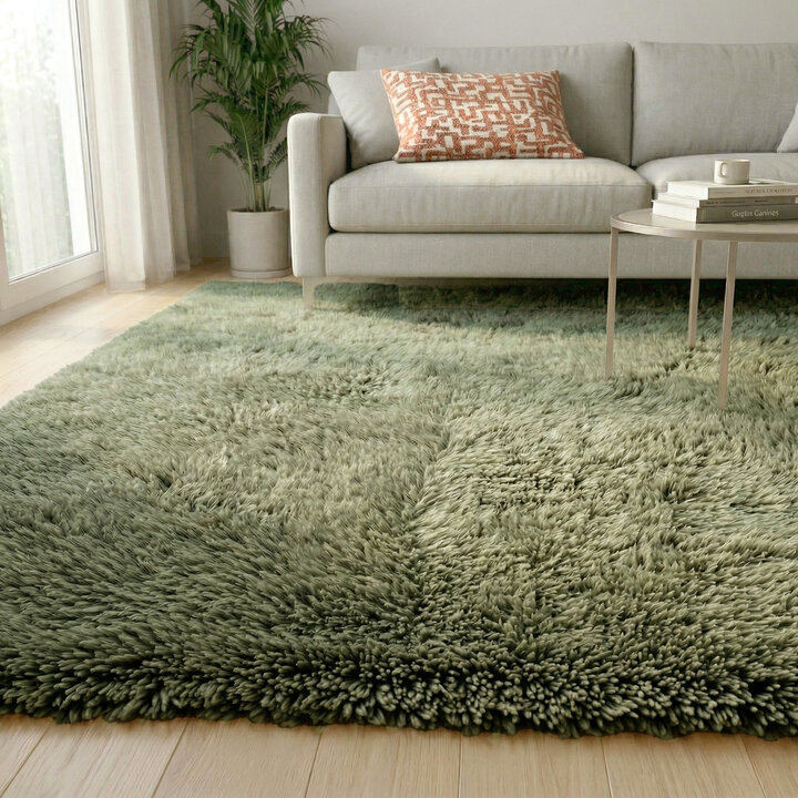 Wollen vloerkleed - Theodore Groen