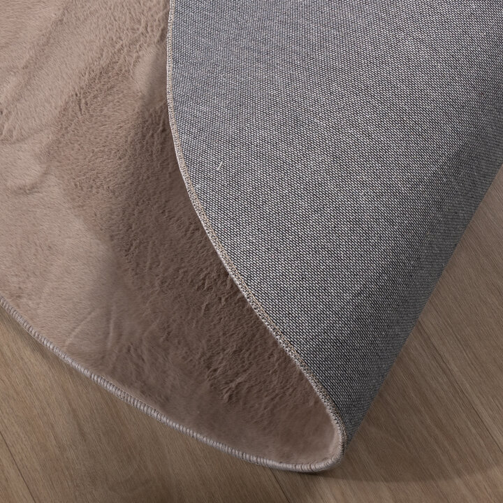 Ovaal laagpolig vloerkleed - Cozy Taupe - 6