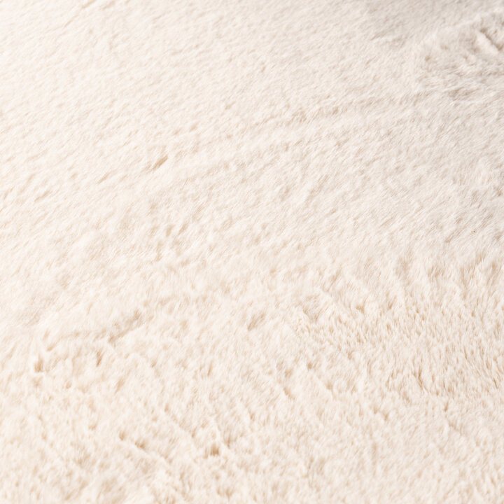 Ovaal laagpolig vloerkleed - Cozy Creme - 3