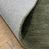 Rond wollen vloerkleed - Leone Groen - thumbnail 5