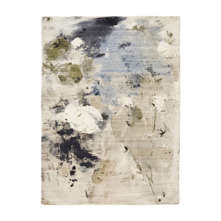 Abstract vloerkleed - Amelie Donkerblauw - 1