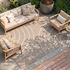In- & Outdoor vloerkleed - Sierra Curves Beige/Creme - thumbnail