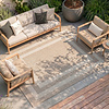 In- & Outdoor vloerkleed - Sierra Frame Beige/Creme - thumbnail