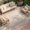 In- & Outdoor vloerkleed - Sierra Border Creme/Beige - thumbnail