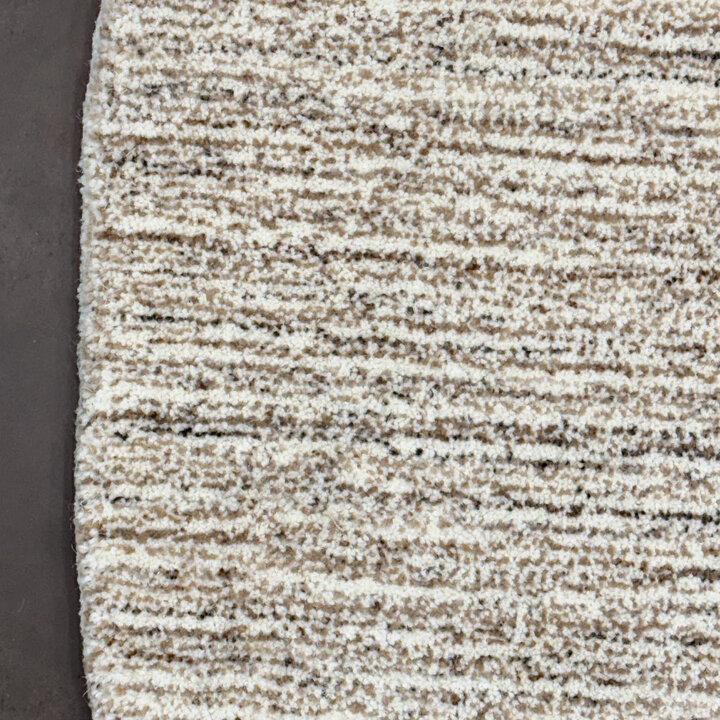 Rond wollen vloerkleed - Pedro Taupe/Gemeleerd - 3