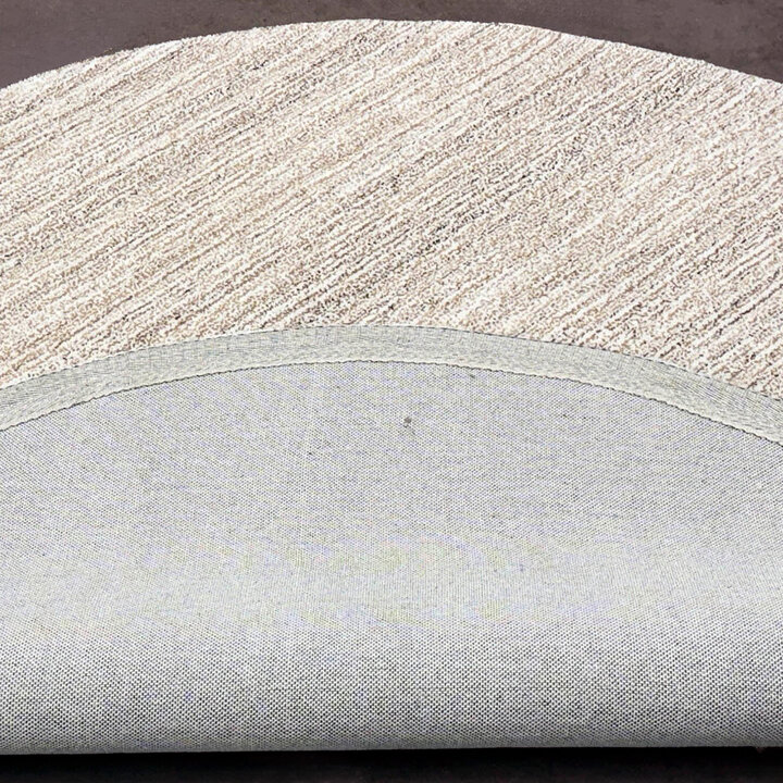 Rond wollen vloerkleed - Pedro Taupe/Gemeleerd - 5