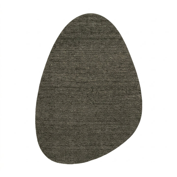 Berber vloerkleed - Aicha Pebble Donkergroen - 1
