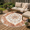 Rond vintage buitenkleed - Santo Mandala Terra - thumbnail
