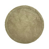 Rond vloerkleed - Isara Border Olijfgroen - thumbnail 1