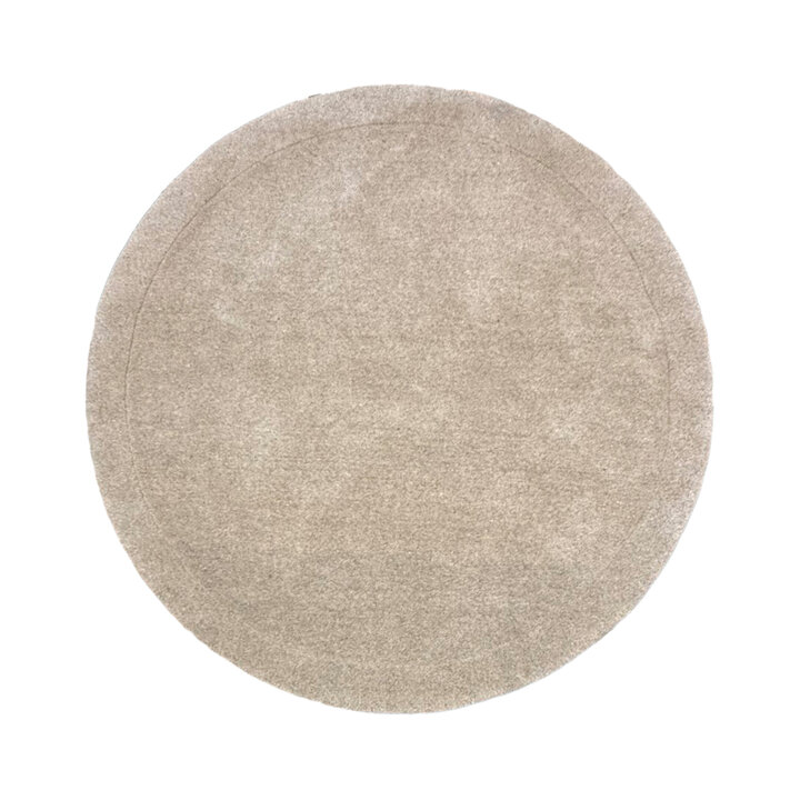 Rond vloerkleed - Isara Border Creme - 1