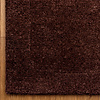 Wollen vloerkleed - Isara Border Donkerbruin - thumbnail 3