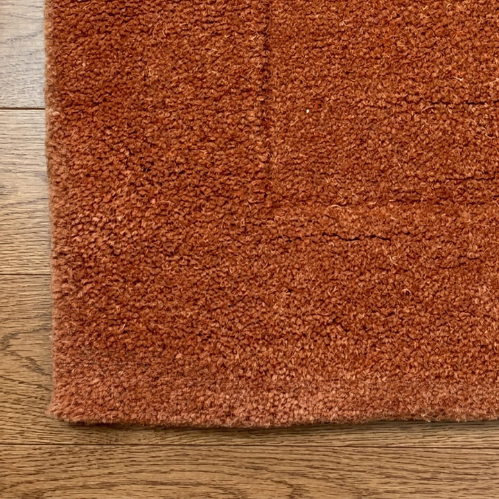 Wollen vloerkleed - Isara Border Terracotta - 3