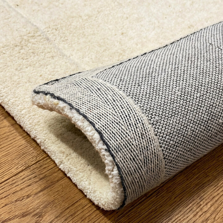 Wollen vloerkleed - Isara Border Wit - 5