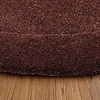 Organisch vloerkleed - Isara Border Donkerbruin - thumbnail 4
