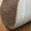 Organisch vloerkleed - Isara Border Bruin - thumbnail 5