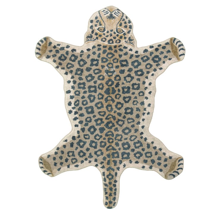Wasbaar kindervloerkleed - Wild Panter Naturel - 1