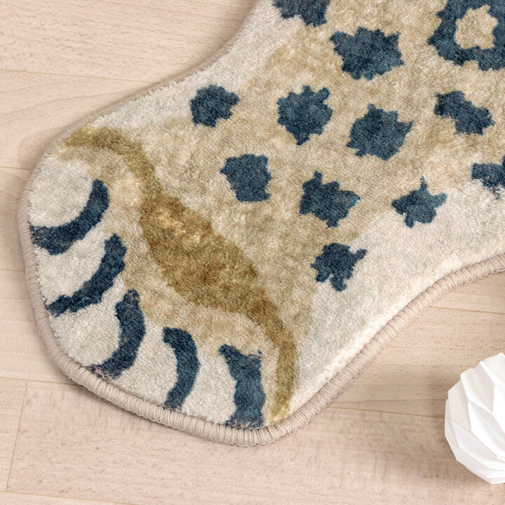 Wasbaar kindervloerkleed - Wild Panter Naturel - 2