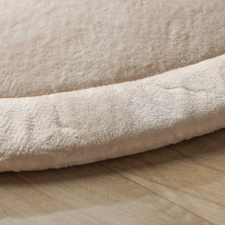Rond wasbaar speelkleed - Flo Beige - 4