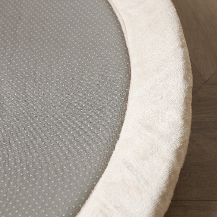 Rond wasbaar speelkleed - Flo Beige - 5