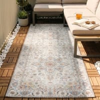 Wasbare loper - Domingo Mandala Wit