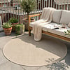 Rond jute buitenkleed - Nomad Melange Creme - thumbnail