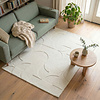 Scandinavisch vloerkleed - Charm Circles Wit - thumbnail