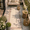 In- & Outdoor loper - Sierra Border Creme/Beige - thumbnail