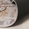 Rond oosters vloerkleed - Leyla Medaillon Taupe - thumbnail 5