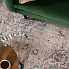 Rond oosters vloerkleed - Leyla Medaillon Taupe - thumbnail 2