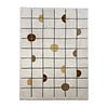 Geometrisch vloerkleed  - Brunello Circles Geel - thumbnail 1