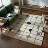 Geometrisch vloerkleed  - Brunello Circles Groen  - thumbnail