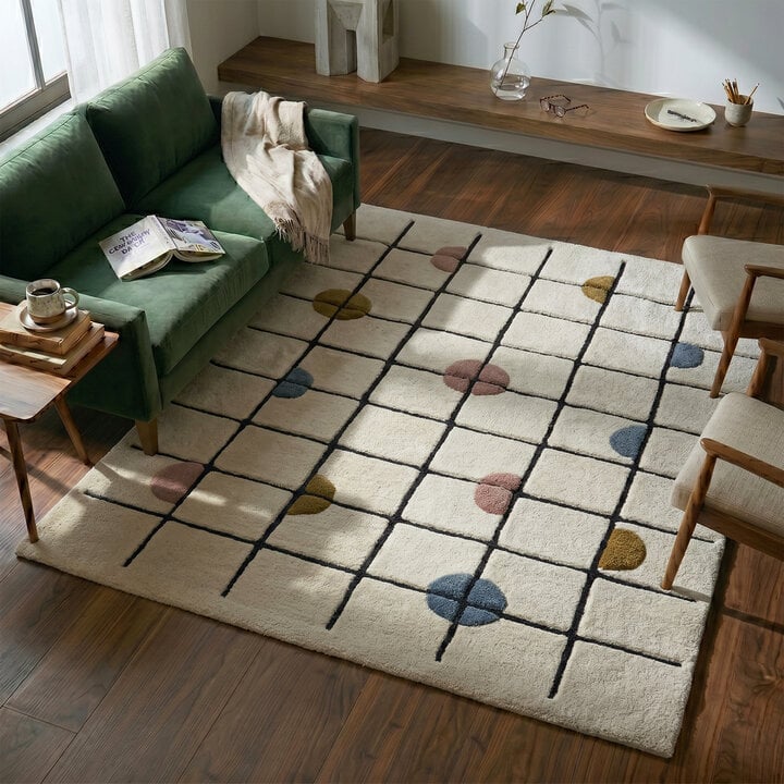 Geometrisch vloerkleed  - Brunello Circles Multicolor