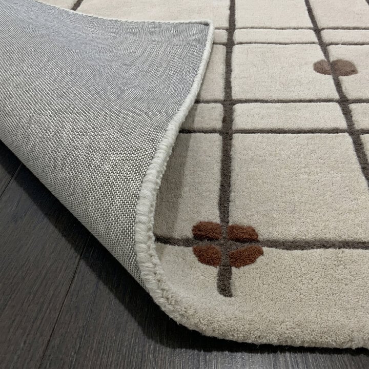 Geometrisch vloerkleed  - Brunello Dots Terracotta - 5