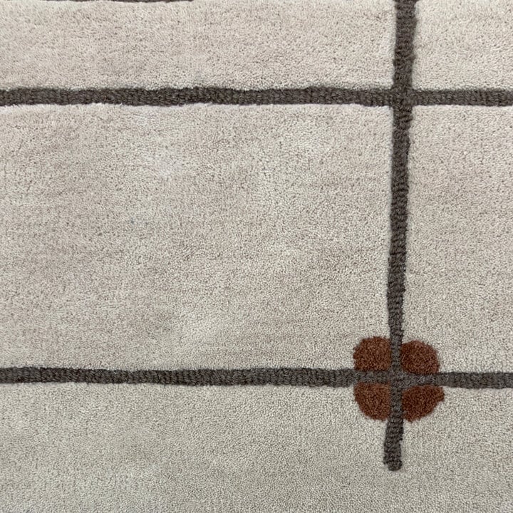 Geometrisch vloerkleed  - Brunello Dots Terracotta - 2
