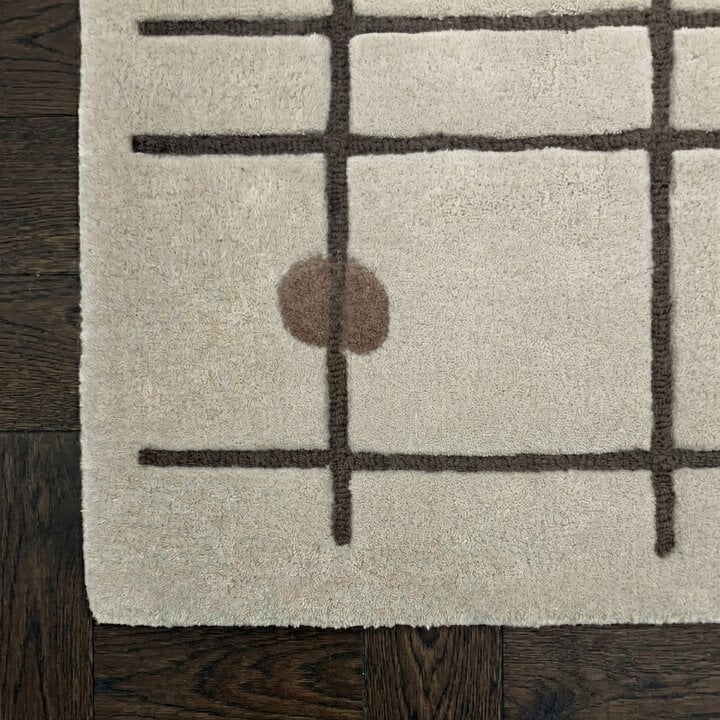 Geometrisch vloerkleed  - Brunello Dots Terracotta - 3