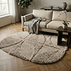 Organisch vloerkleed - Odette Curves Taupe - thumbnail