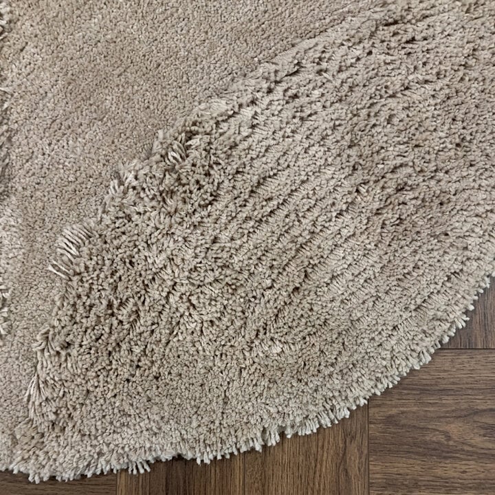 Organisch vloerkleed - Odette Curves Taupe - 3