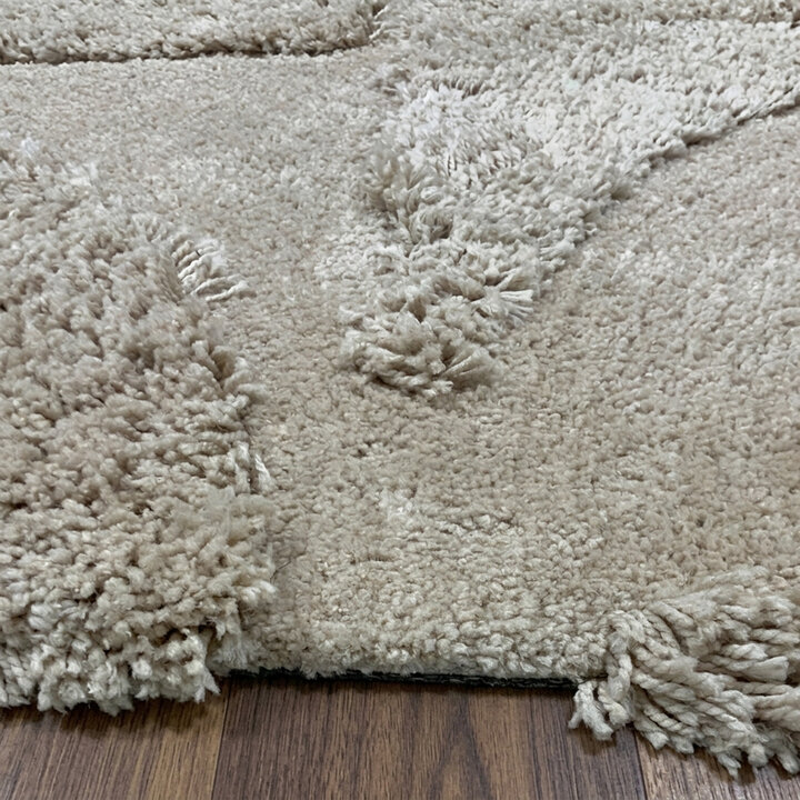 Organisch vloerkleed - Odette Curves Taupe - 4