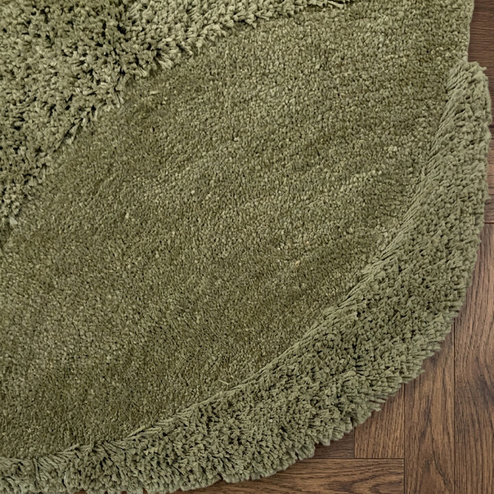 Organisch vloerkleed - Odette Curves Groen - 3