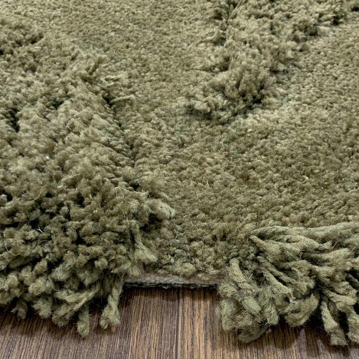 Organisch vloerkleed - Odette Curves Groen - 4