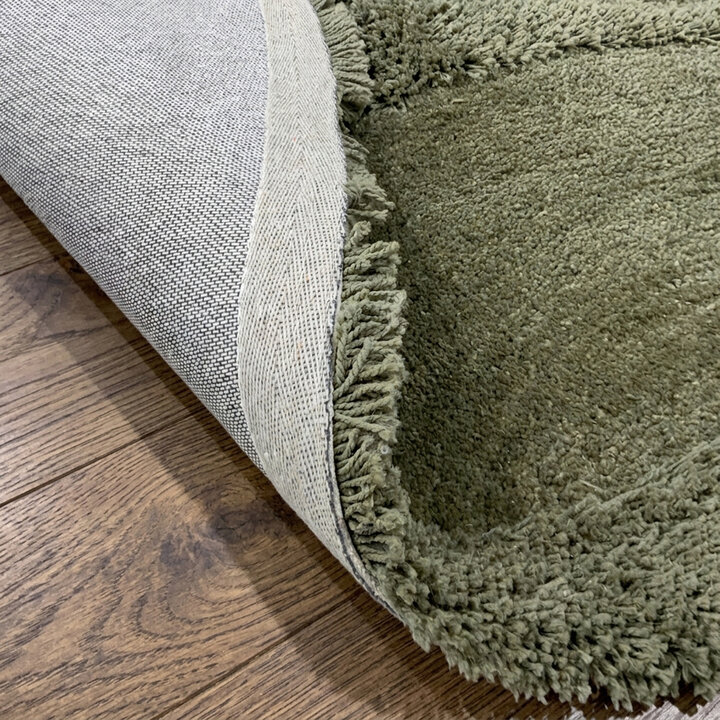 Organisch vloerkleed - Odette Curves Groen - 5
