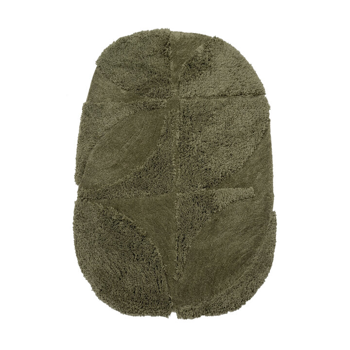 Organisch vloerkleed - Odette Curves Groen - 1
