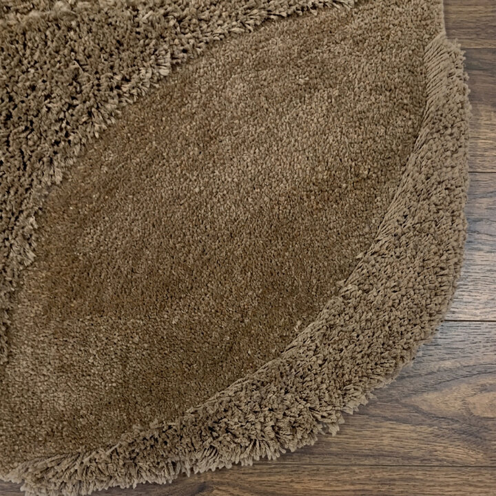 Organisch vloerkleed - Odette Curves Bruin - 3